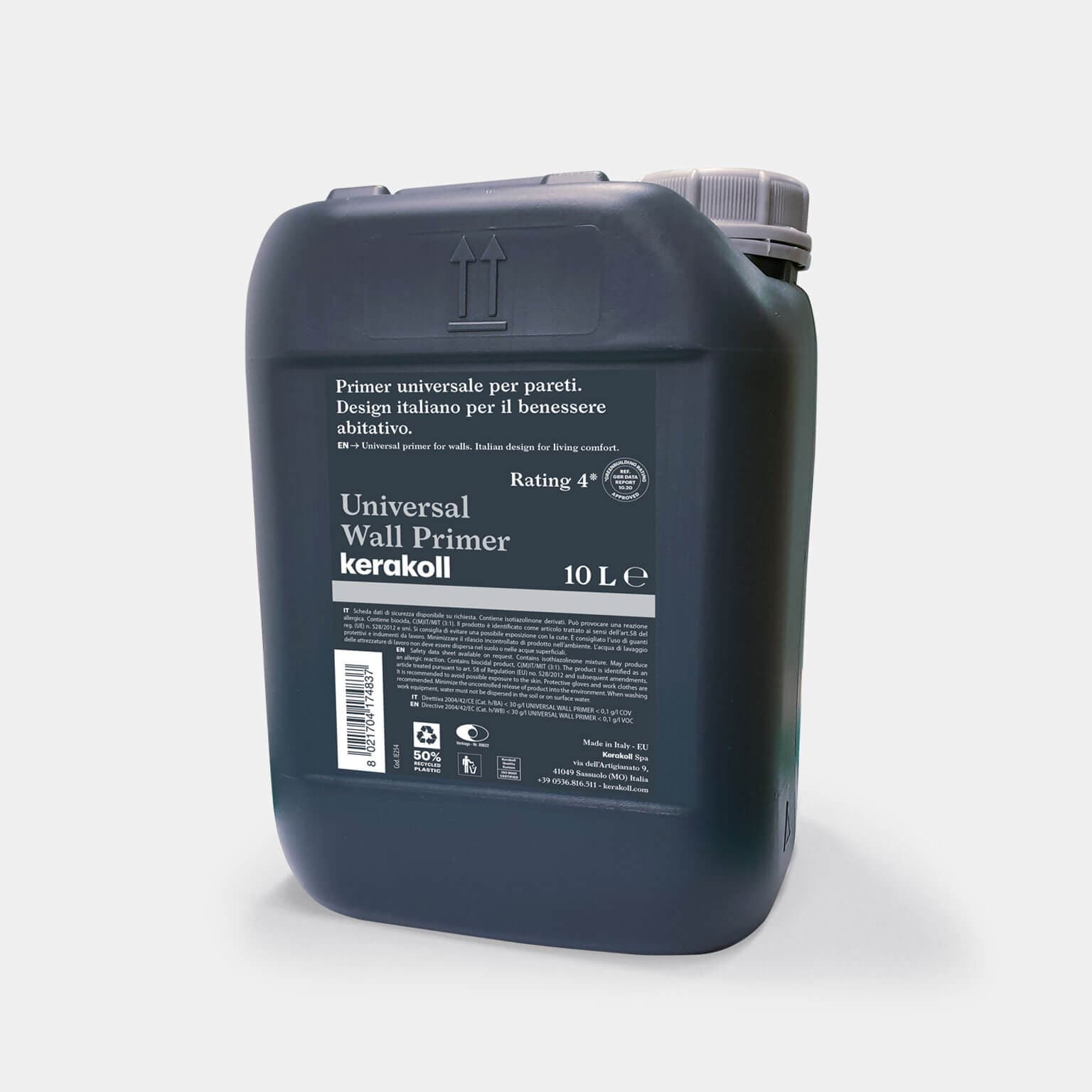 Kerakoll Universal Wall Primer: Vízbázisú univerzális alapozó falakra.