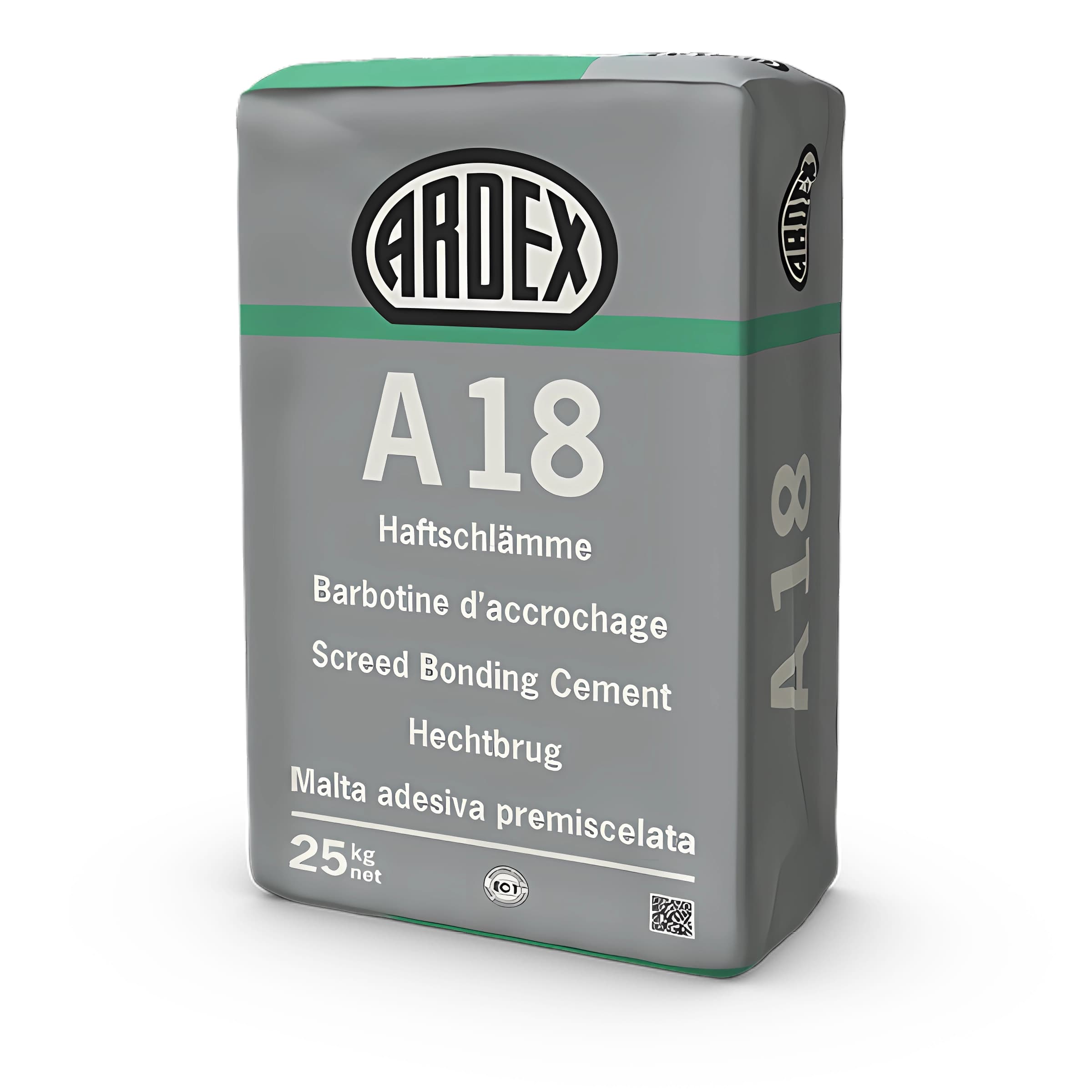 ARDEX A 18 ragasztó iszap ragasztott esztrichekhez, hosszú nyitott idővel és magas tapadási kötéssel bel- és kültéri alkalmazásokhoz.