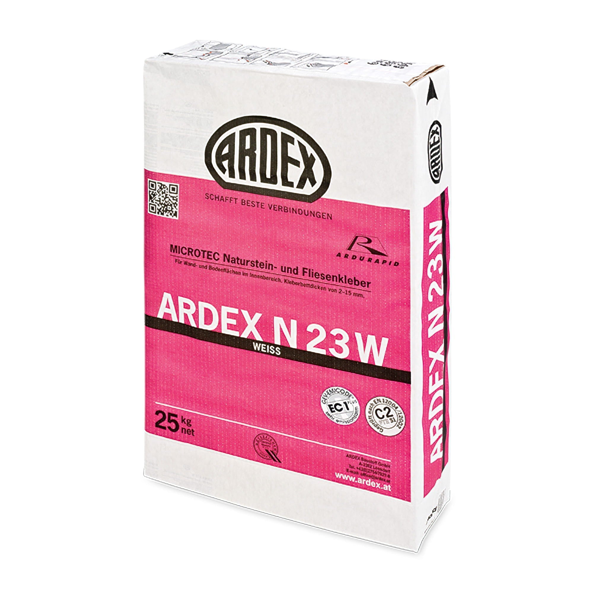 Az ARDEX N 23 W MICROTEC természetes kő- és csemperagasztó kiváló az ARDURAPID effektusának, beltéri fal- és padlófelületekre való alkalmazásra.