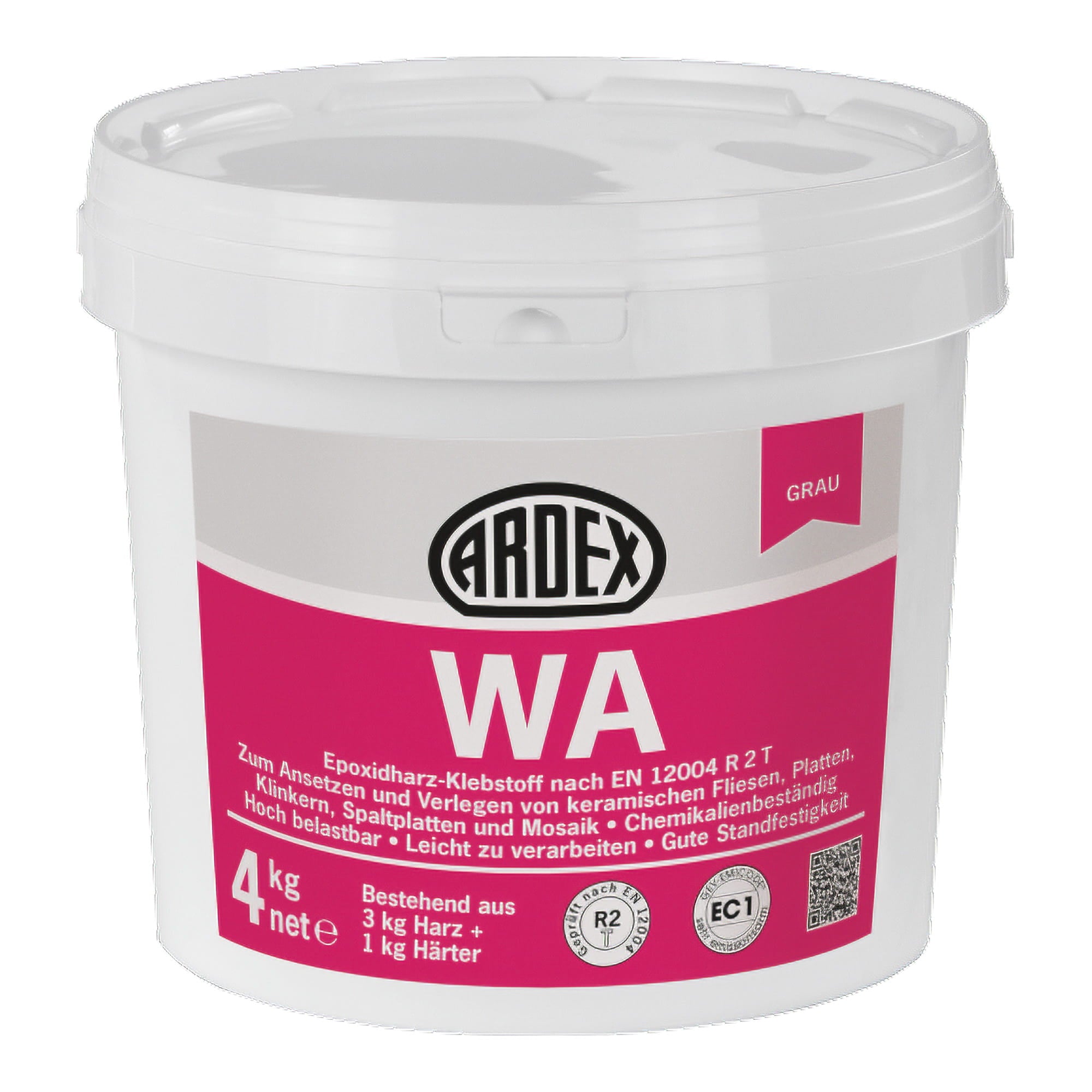 Az ARDEX WA egy kiváló minőségű epoxigyanta alapú ragasztóanyag, mely teljes mértékben megfelel az EN 12004 szabvány R2T követelményeinek.