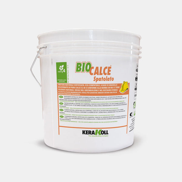 A Kerakoll Biocalce Spatolato jelentős esztétikai értékű, nagymértékben lélegző belső díszítések elkészítését teszi lehetővé.
