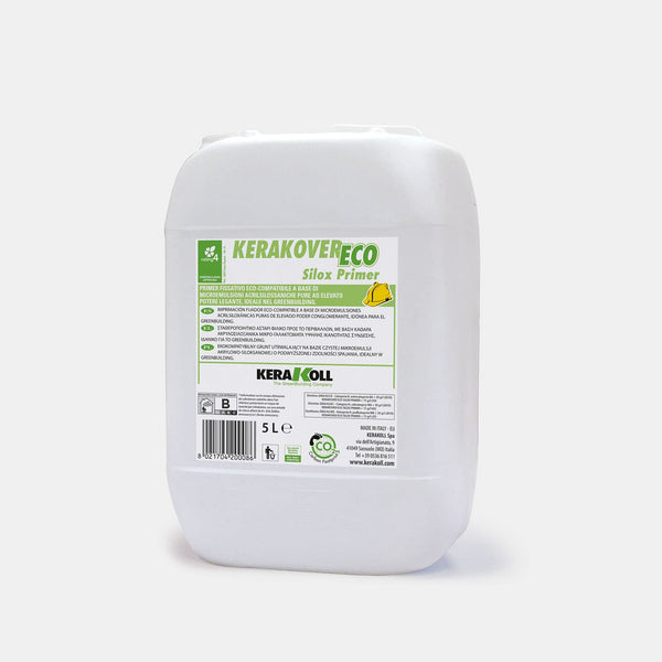 Kerakover Eco Silox Primer alkalmas porlekötő alapozásra, kimagasló páraáteresztő képességű, egységes szívóképességet biztosít. Bel‑ és kültérben.