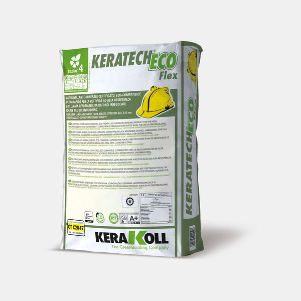A Kerakoll Keratech Eco Flex magas fokú flexibilitást és méretstabilitást biztosít, ideálisan alkalmazható deformálódó aljzatok javításához, tökéletes megmunkálhatósággal és keménységgel.