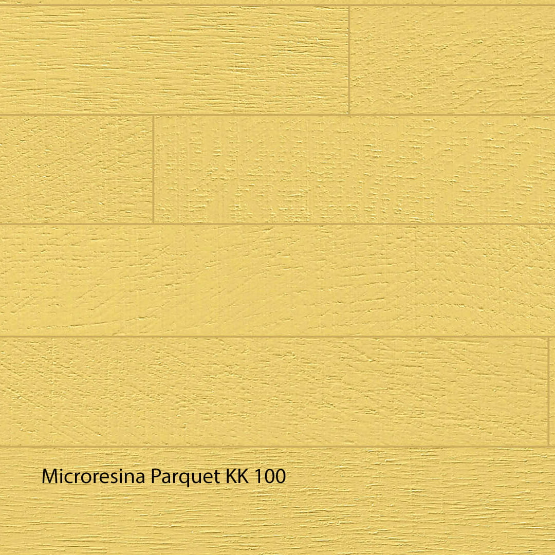 Kerakoll Microresina Parkett Farbkollektion Dusty Yellow