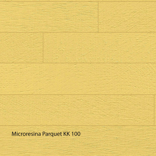 Kerakoll Microresina Parkett Farbkollektion Dusty Yellow