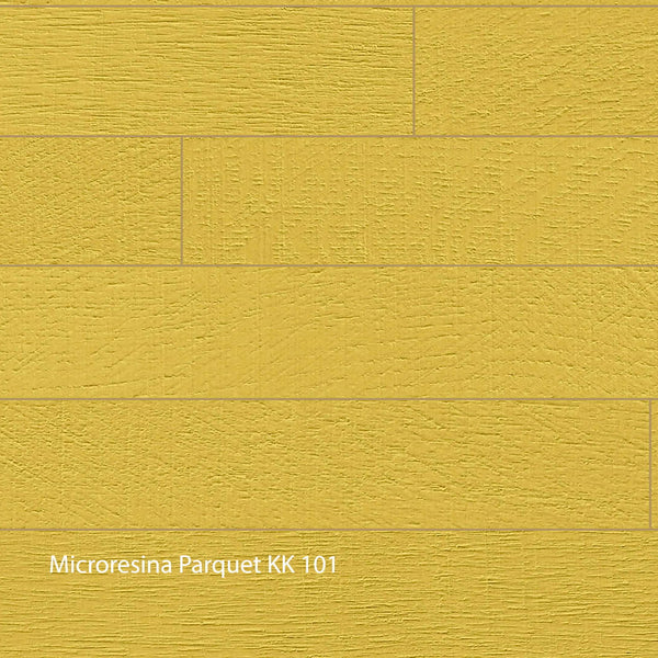 Kerakoll Microresina Parkett Farbkollektion Dusty Yellow