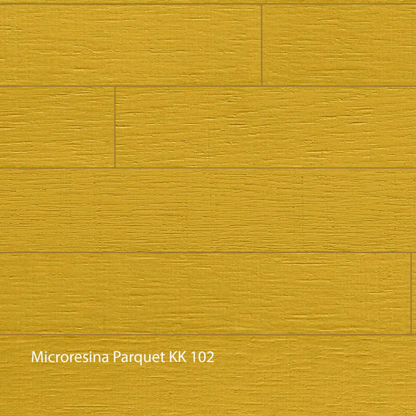 Kerakoll Microresina Parkett Farbkollektion Dusty Yellow