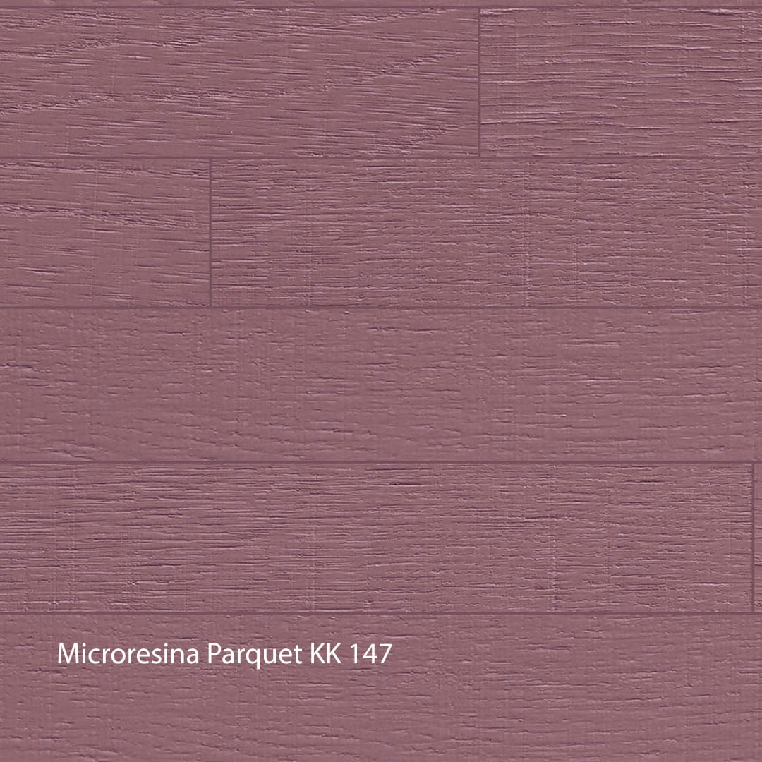 Kerakoll Microresina Parkett Farbkollektion Violett