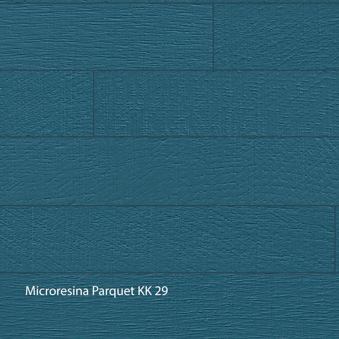 Kerakoll Microresina Parkett Farbkollektion Marineblau