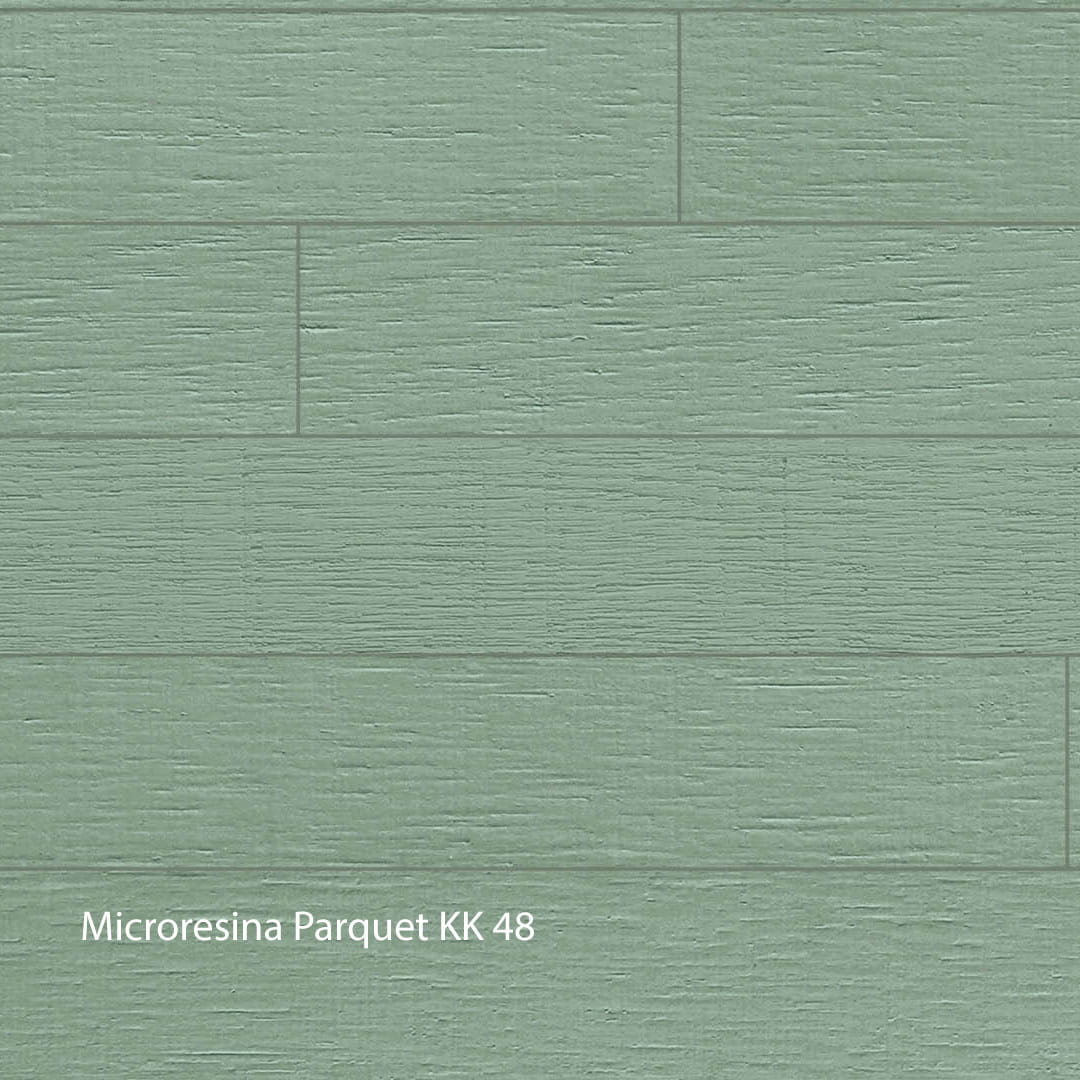 Kerakoll Microresina Parkett Farbkollektion Naturgrün