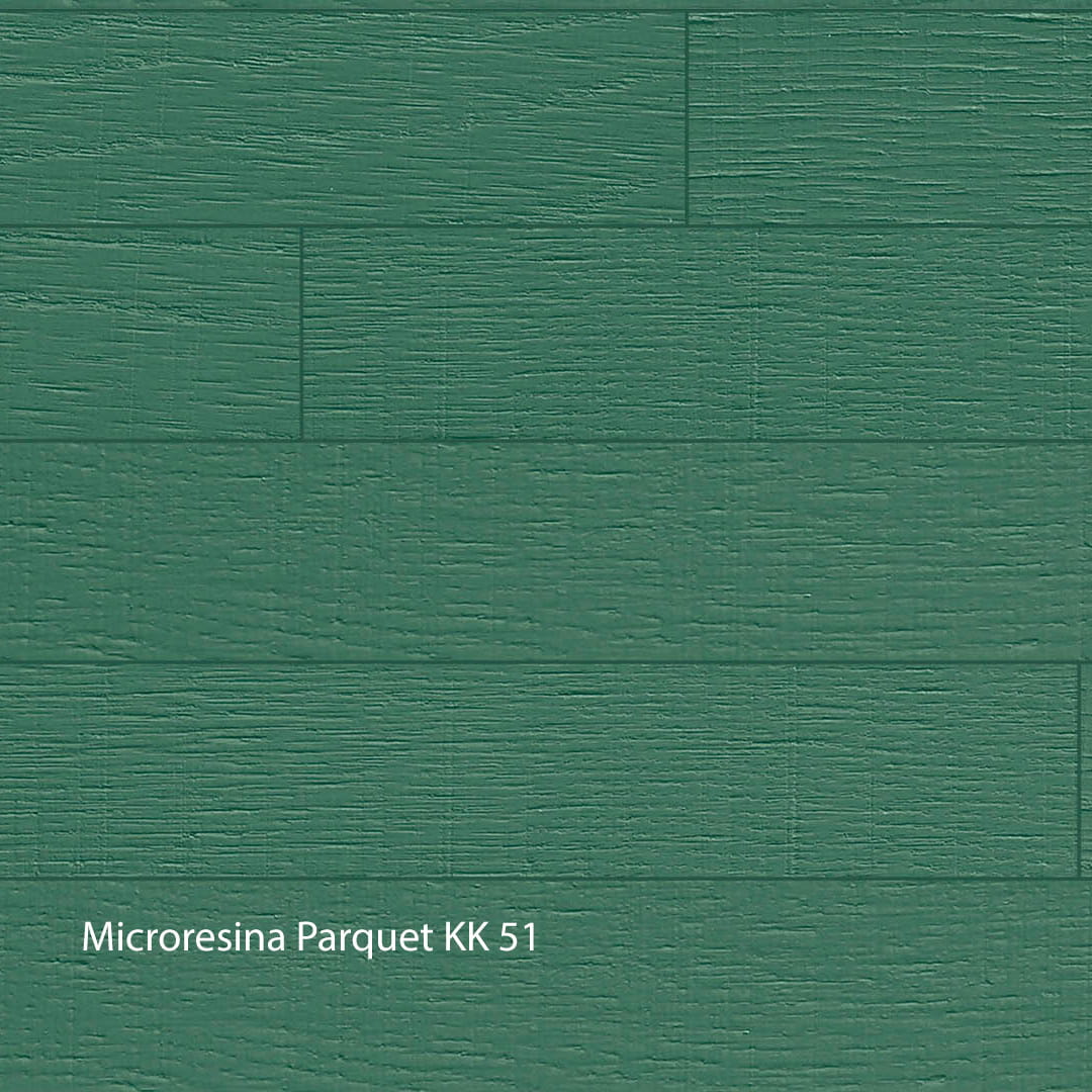 Kerakoll Microresina Parkett Farbkollektion Naturgrün