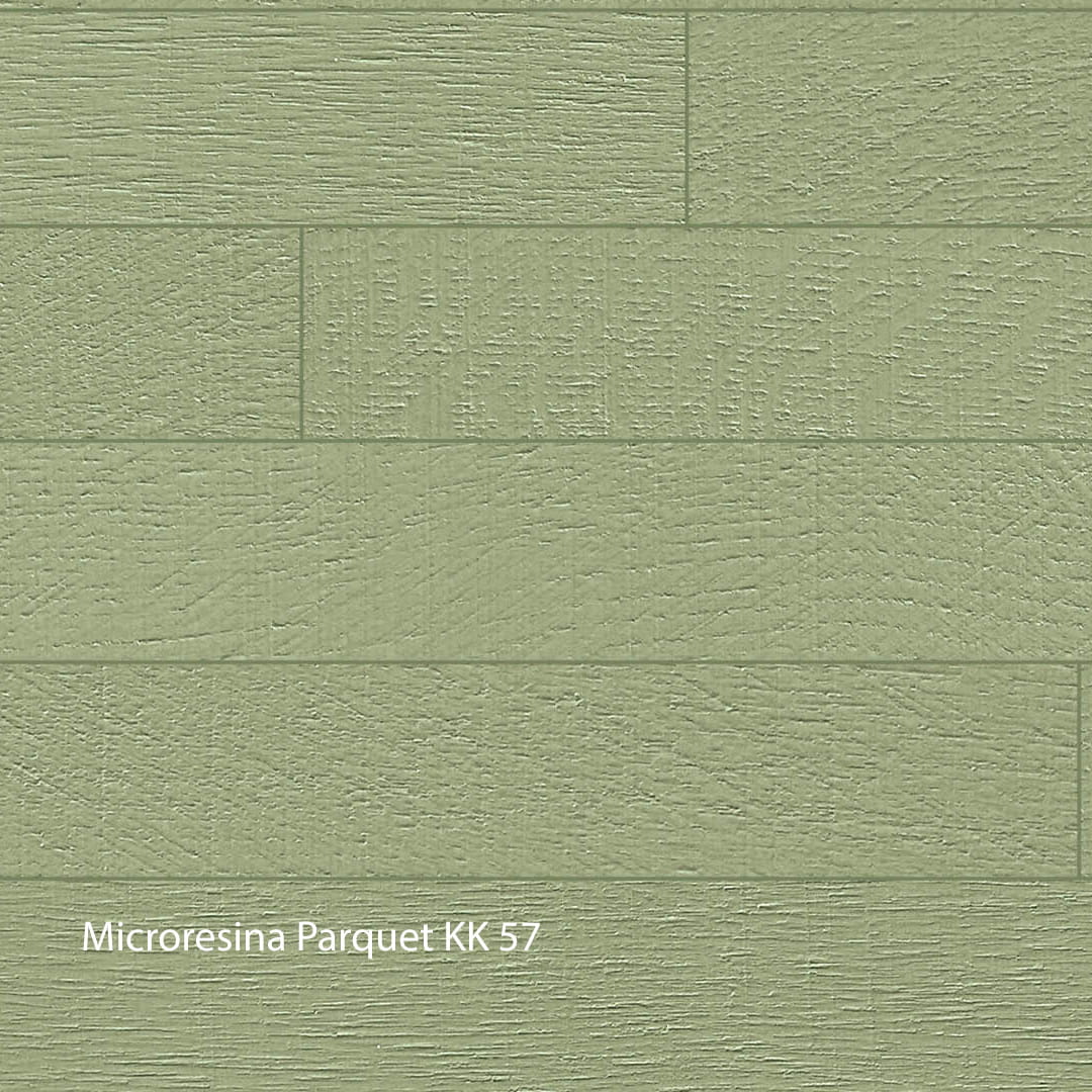 Kerakoll Microresina Parkett Farbkollektion Olivgrün