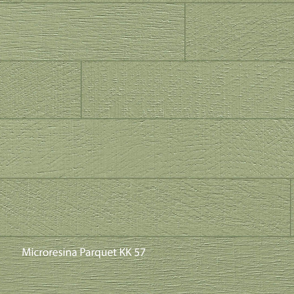 Kerakoll Microresina Parkett Farbkollektion Olivgrün