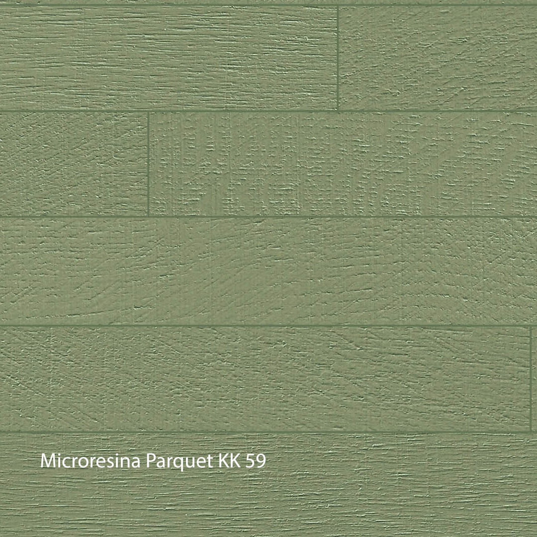Kerakoll Microresina Parkett Farbkollektion Olivgrün
