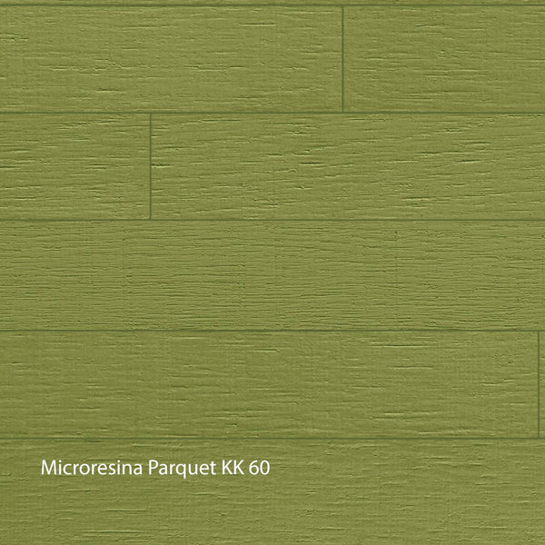 Kerakoll Microresina Parkett Farbkollektion Olivgrün