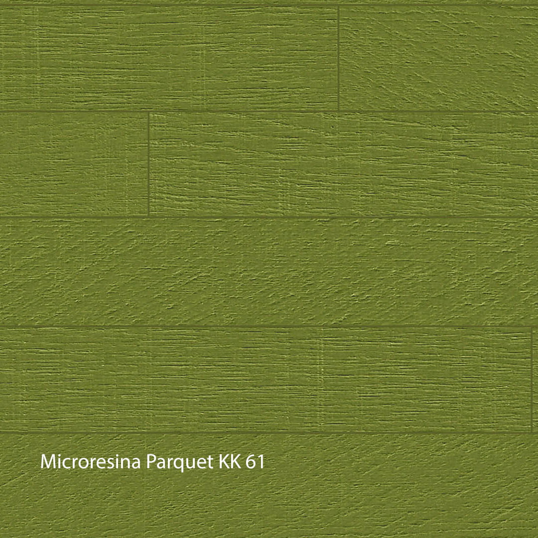 Kerakoll Microresina Parkett Farbkollektion Olivgrün