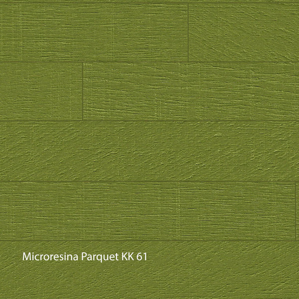 Kerakoll Microresina Parkett Farbkollektion Olivgrün