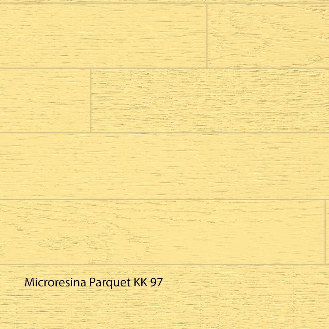 Kerakoll Microresina Parkett Farbkollektion Dusty Yellow