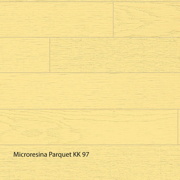 Kerakoll Microresina Parkett Farbkollektion Dusty Yellow