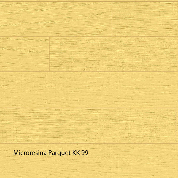 Kerakoll Microresina Parkett Farbkollektion Dusty Yellow