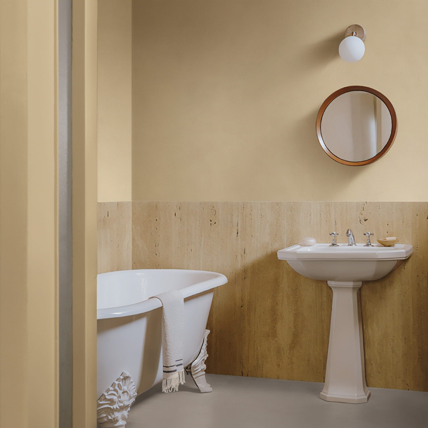 Kerakoll Wallcrete Living Color Collection Modern Yellow